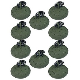 NGT Carp Fishing Tackle 10 Green Coated 1 oz Back weights Easy Running