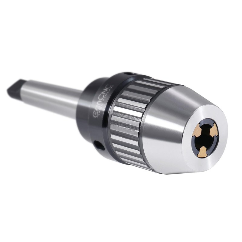 CanCNC Tooling Solutions 1/16-1/2" MT2 Precision Keyless Drill Chuck, Heavy-Duty
