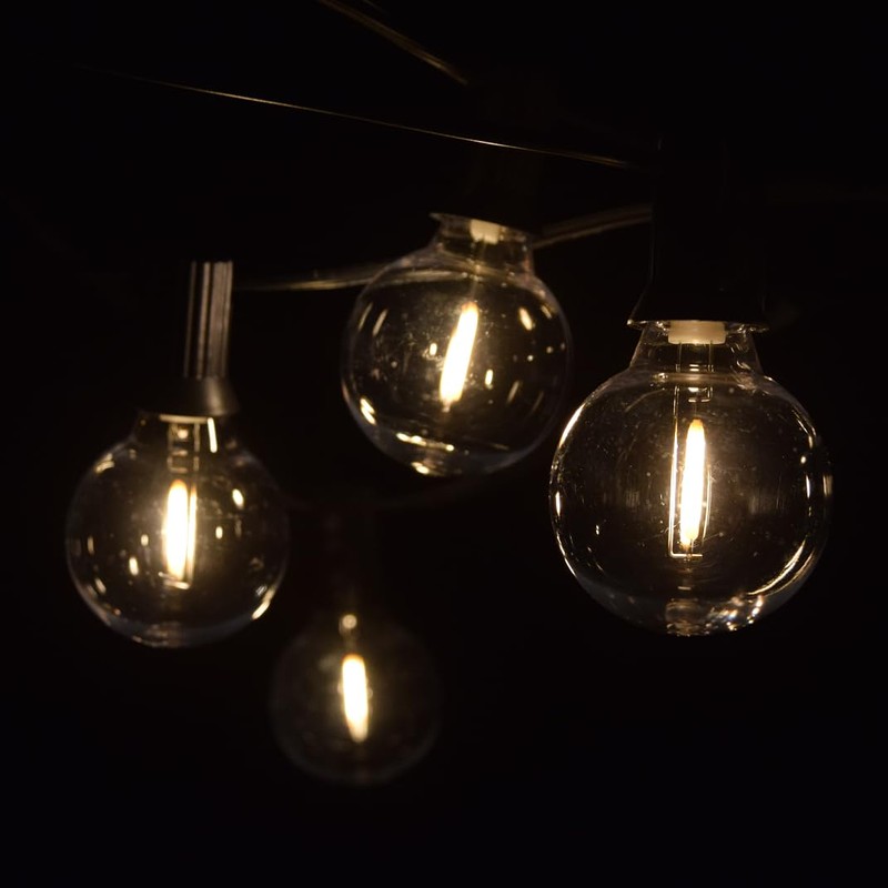 Hometown Evolution, Inc. G40 LED Plastic Outdoor Patio String Lights