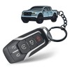 HAILIWEI Cool Metal Keychain, for Ford Maverick Accessories, for Maverick