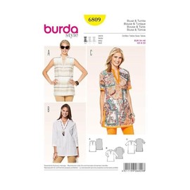 burdastyle Burda 6809 Sewing Pattern Blouse Tunic