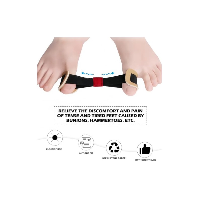 1 Piece Big Toe Training Band Hallux Valgus Band Corrector
