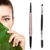 HeyBeauty Eyebrow Pencil with Brow Brush, Double Ended Eyebrow Pen,