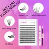 DIY Lash Extension Kit Individual Lashes 30P 0.07C Curl 8-16mm