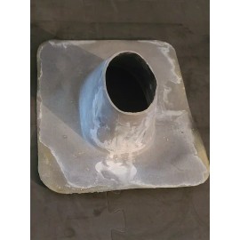 Unbranded Vintage NEW Solid Lead 3" or 4" Inch Angled Vent Stack Rook Flashing