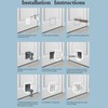 Pet Flap Door 4 Way Locking Noiseless Weather Resistant Cat