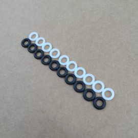 AbUre 10 Sets O-Rings Aftermarket for Fusion Air Purge AP Spray Gun 246356 Fluid Valve