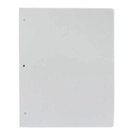 Scribe 10 Paquetes 100 Hojas Blancas Repuesto Carpeta Scribe 50gm