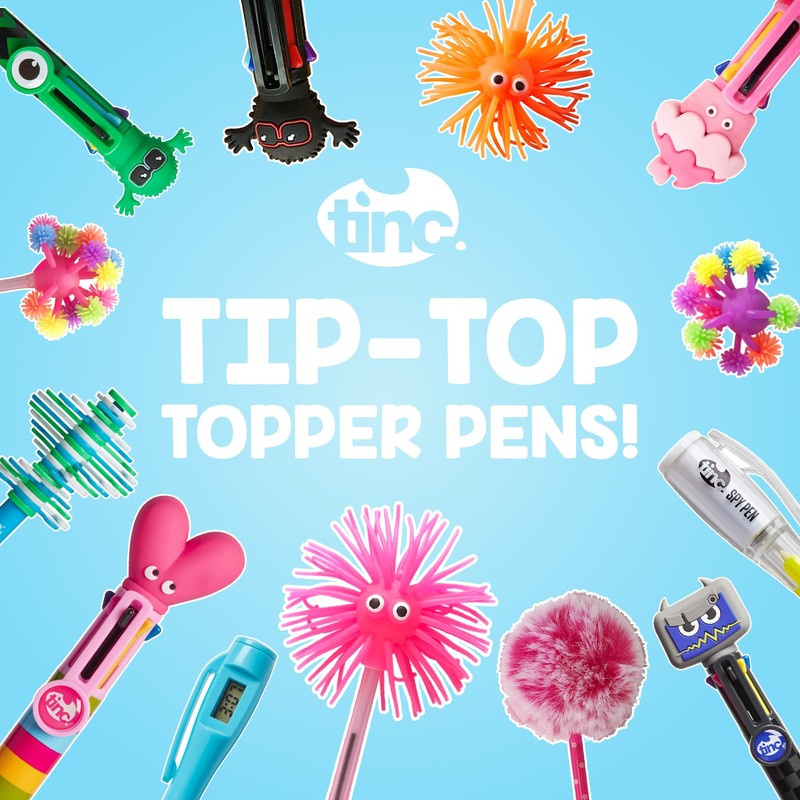 Tinc Cute Fluffy Pom Pom Pen Party Bag School Supplies