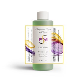 Cash Money Fragrance Oil - 4 Fl Oz Plastic Bottle (120ml)