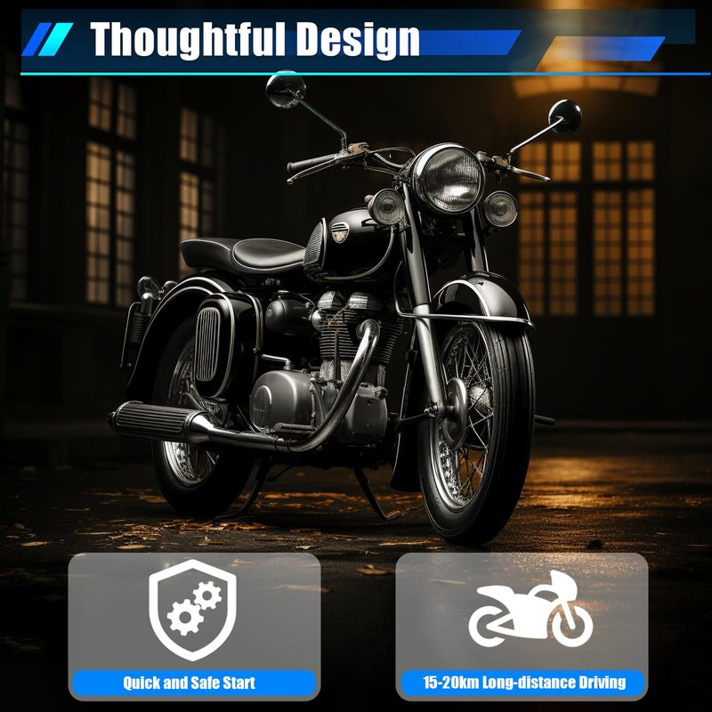 SNKOURIN 49CC 50CC 2-Stroke Pull Start Engine Motor, Single Cylinder