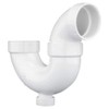 MUELLER INDUSTRIES P-Trap With Cleanout 1 1/2 In Hub PVC