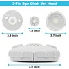 showingo Magnetic Jet Head Cover Spa Disposable Liner Pedicure Chairs