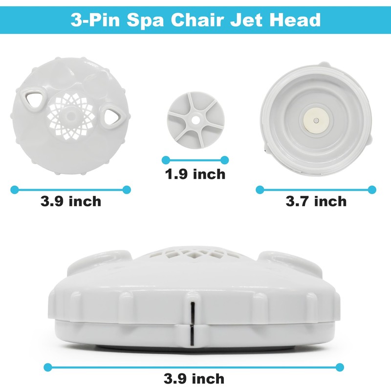 showingo Magnetic Jet Head Cover Spa Disposable Liner Pedicure Chairs