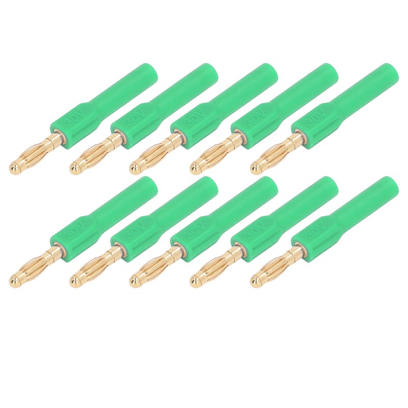 10Pcs Banana Plug 4.0mm Male to 2mm Female Connector 30V