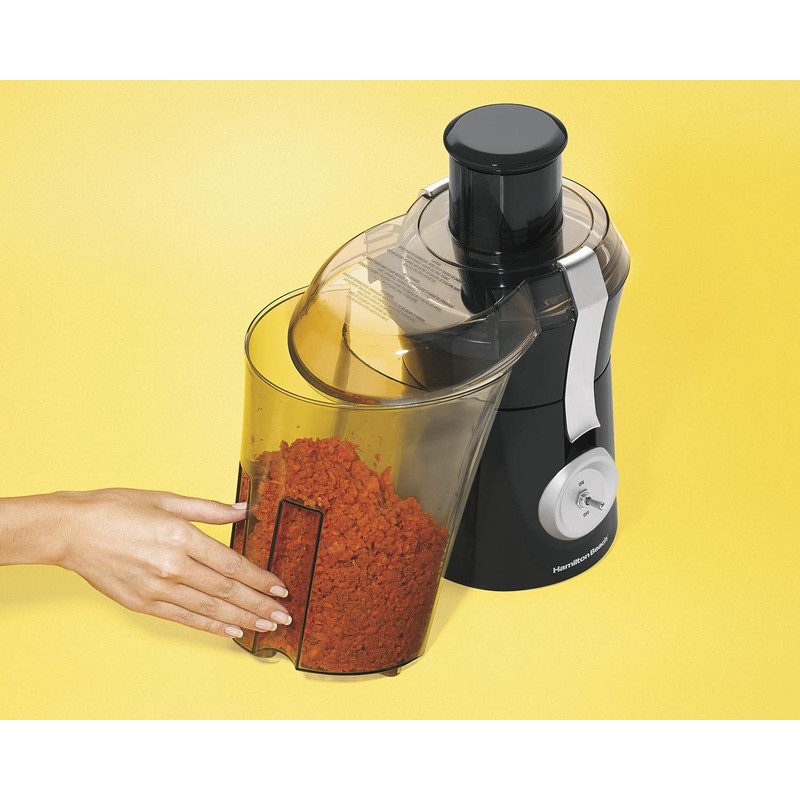 Hamilton Beach 67601 Big Mouth Juice Extractor, Black (Discontinued)