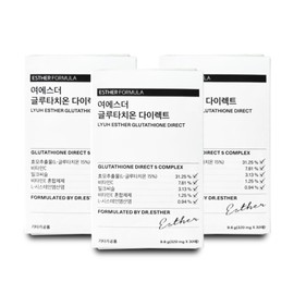 Esther Formula Yeo Esther Glutathione Direct 320mg x 30 sheets, 3 boxes / 에스더포뮬러 여에스더 글루타치온 다이렉트 320mg x 30매 3통