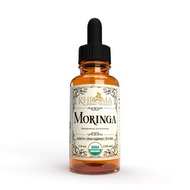 Organic Moringa - 2 oz Liquid in a Glass Bottle - 30 Servings - by Khroma Herbal products