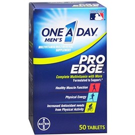 One-A-Day Men's Pro Edge Multivitamin, 50-Tablet Bottle