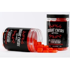 Knight Chews Creatine Gummies, Strawberry Watermelon Flavor, 30 Servings