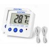 Fridge Freezer Thermometer Max/Min Memory GXSTWU High & Low Temperature