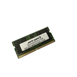 parts-quick 16GB Memory for MSI Notebook Raider GE78 HX 13V / SmartTP 13VG Compatible DDR5 PC5-38400 4800MHz SODIMM RAM