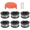 COEWUR 6pcs Thread Spools for Black and Deck Trimmer Spools