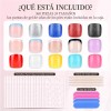 Kit Pedicura Uñas Postizas Para Pies Con Pegamento 360pcs