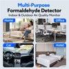 ZYKYCX Formaldehyde Detector, Rechargeable HCHO Monitor with Vibration, Visual &
