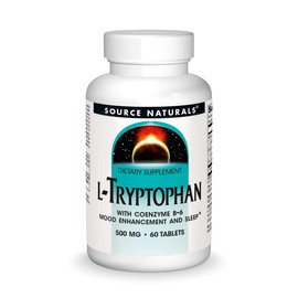 Source Naturals L-Tryptophan with Coenzyme B-6 500 mg - 30 Tablets