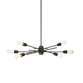 Dainolite NEB-326HP-ES Nebraska Horizontal Pendant Lighting, Espresso