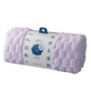 Carari Bath Towel, Absorbent 5.7 Times Microfiber, Poco, Purple, 3D