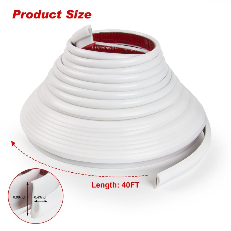 Osyyhe RV Rain Gutter,Rv Rain Gutter Trim,RV PVC Plastic Rain