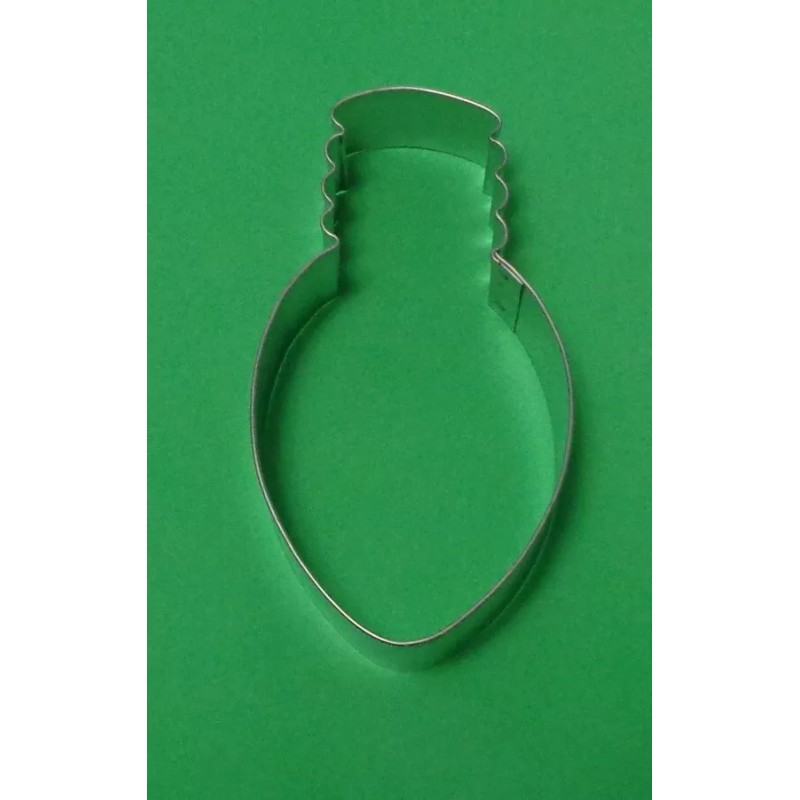 Foose New Tin Christmas Lightbulb Cookie Cutter