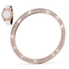 Mipcase Rhinestone Watch Protector Case for Watch Elegant Rose Gold