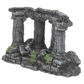 jojofuny Roman Column Aquarium Ornament Resin Decoration for Fish Tank Landscaping Realistic Aquarium Adornment for Lifelike Aquatic Environments Easy to Clean and Non-polluting