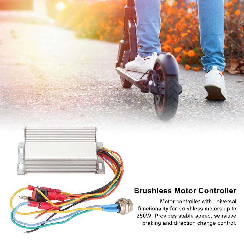 Brushless Controller Aluminium Alloy Electric Bike Brushless Motor Controller for