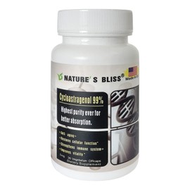 Nature'sbliss Stomach Acid Protected & Super-Absorption Cycloastragenol 99%, Made in USA, 5mg, 30caps