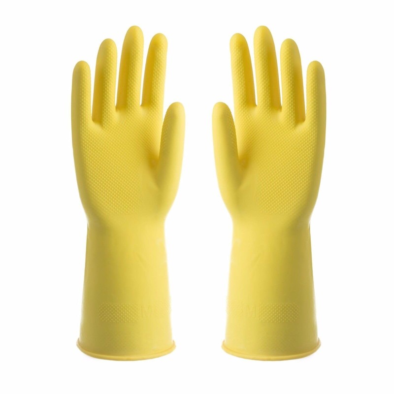 APXB 4/10 Pairs Rubber Gloves S/M/L Long Sleeve Household Washing