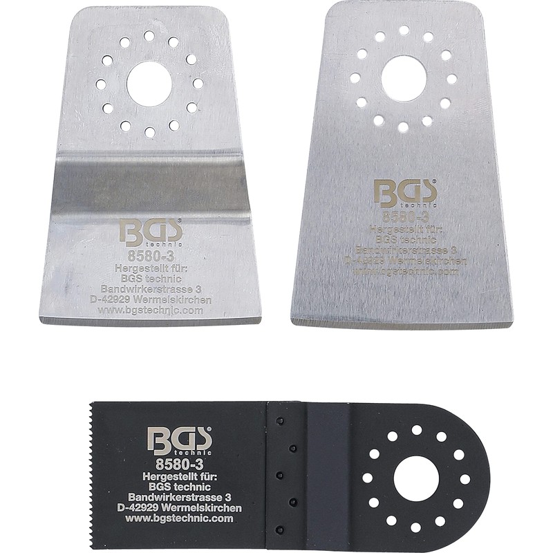 BGS 8580 Piece/Scraper Set, 1/3