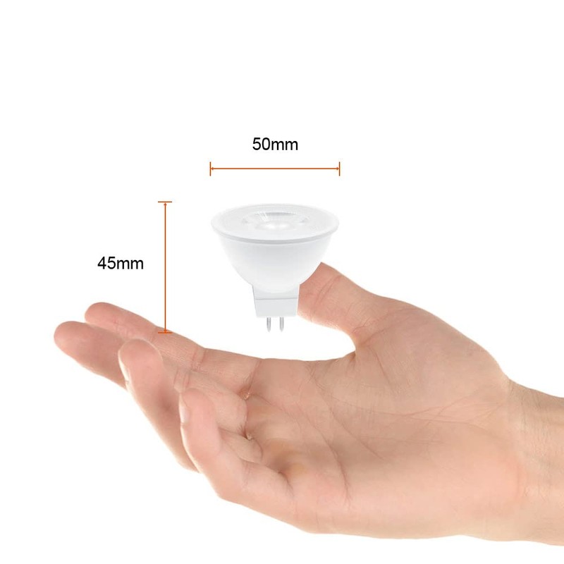 Tecnolite - Foco MR16 LED 3 W, Luz Suave Cálida,