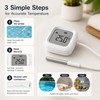 Zigbee Smart Thermometer with Probe – IP65 LCD Temperature Monitor