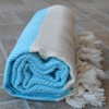 Dandelion - Diamond Pattern - 100% Naturally-Dyed Cotton Turkish Towel