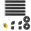 Industrial Pipe Clothing Rack, 30'' Wall Mounted Clothes Garment Rack