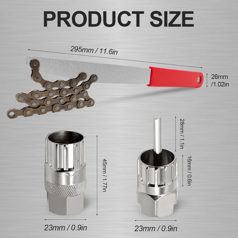 Sternstunde Bicycle Chain Whip - with Cassette Lock Ring Tool