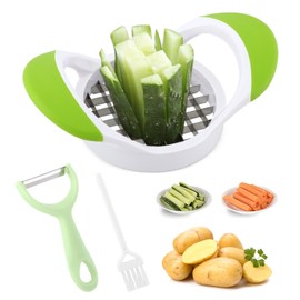 French Fry Maker, Multi- Purpose Potato Cutter, Fast Vegetable Potato Slicer Onion Chopper Fits Home Kitchen, French Fry Cutter