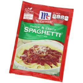 McCormick Spaghetti, Thick & Zesty, 1.37 Ounce (3 Pack)
