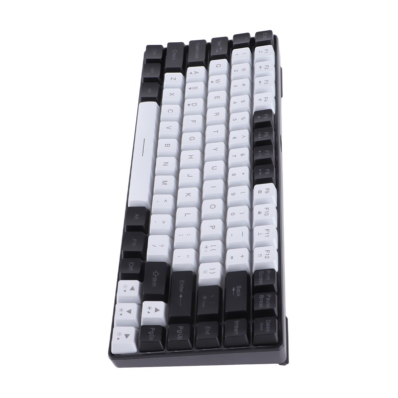 Gaming Keyboard Type C 84 Keys RGB Backlit Ergonomically Curved