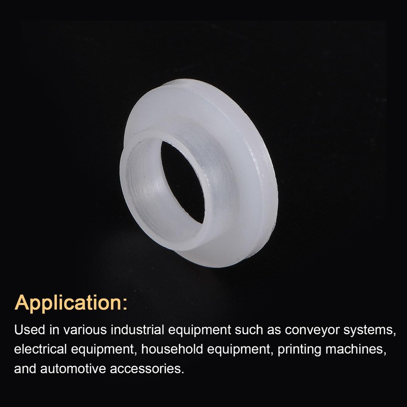QUARKZMAN Pack of 12 Flange Sockets Plastic Bushings ID 10
