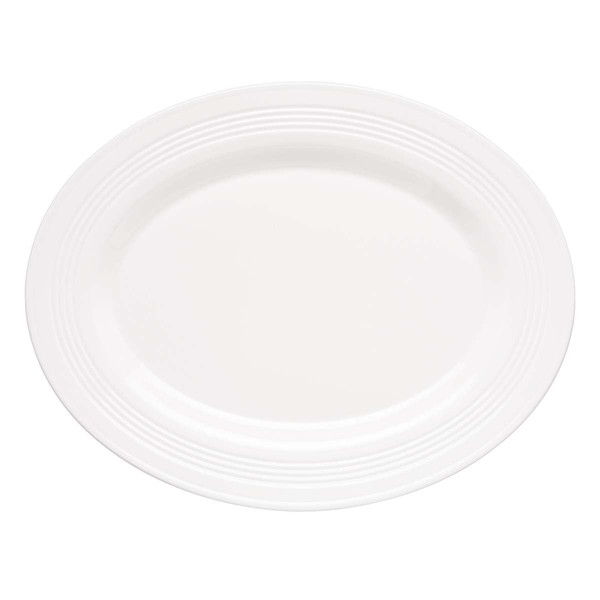 Lenox Tin Can Alley 16-Inch Oval Platter, White -, 3.50 LB